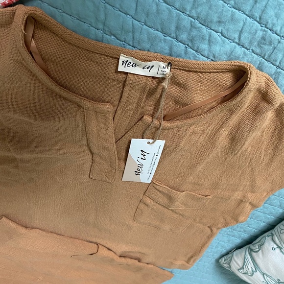 NWT Very J New In Linen Short Set Sz M - Picture 3 of 12